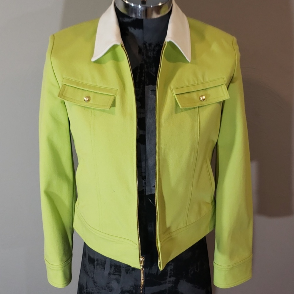 St. John Sport zip up jacket size P Petite NWOT